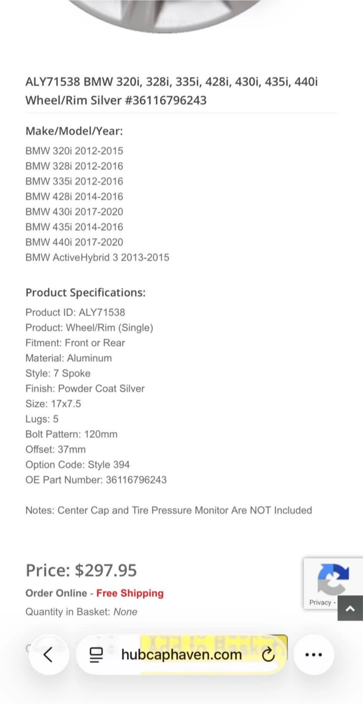 BMW OEM Rims – Brand New (Never Mounted) - photo 4