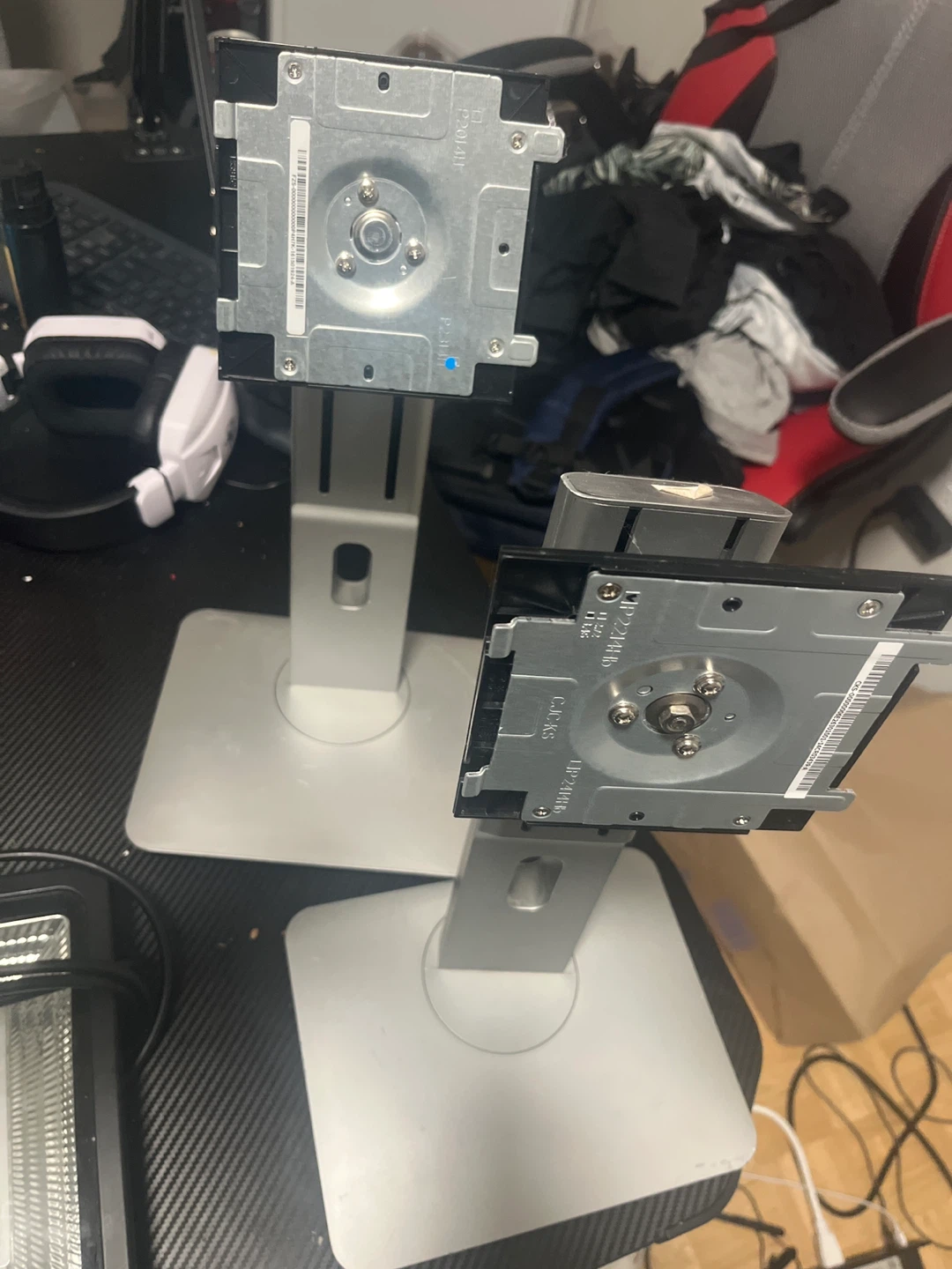 Two Dell Monitor Stands