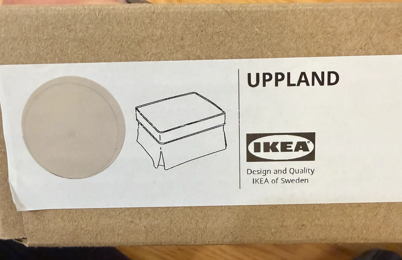 IKEA UPPLAND Footstool Cover - photo 2