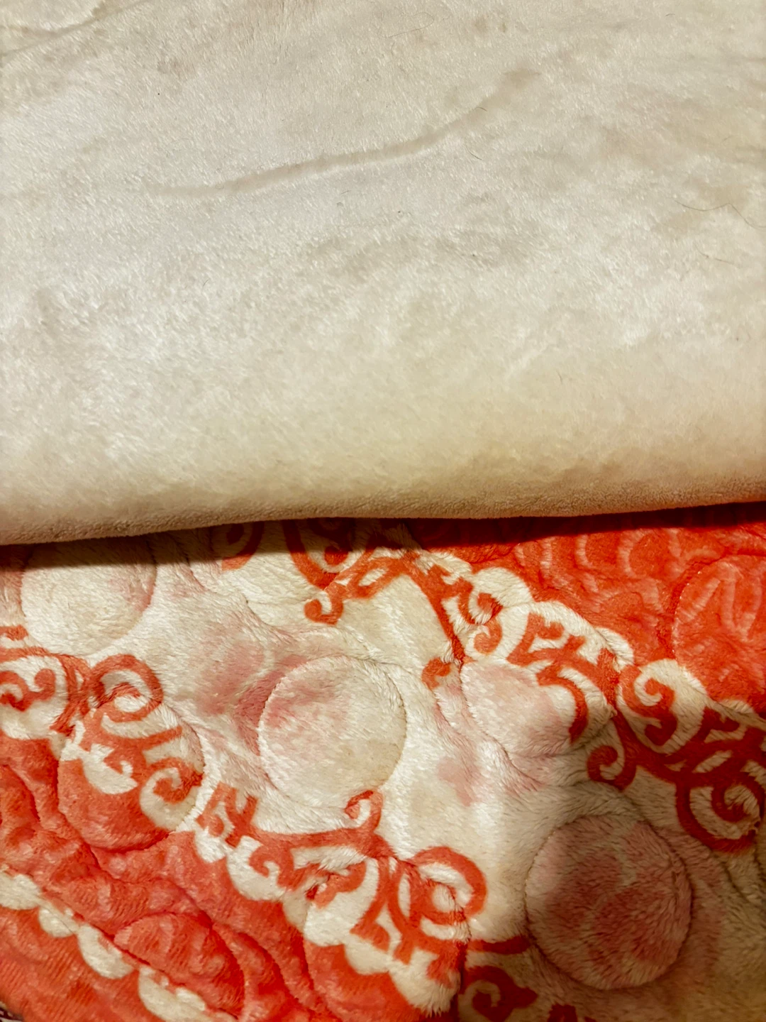 Peach Floral Pattern bedding set - photo 5