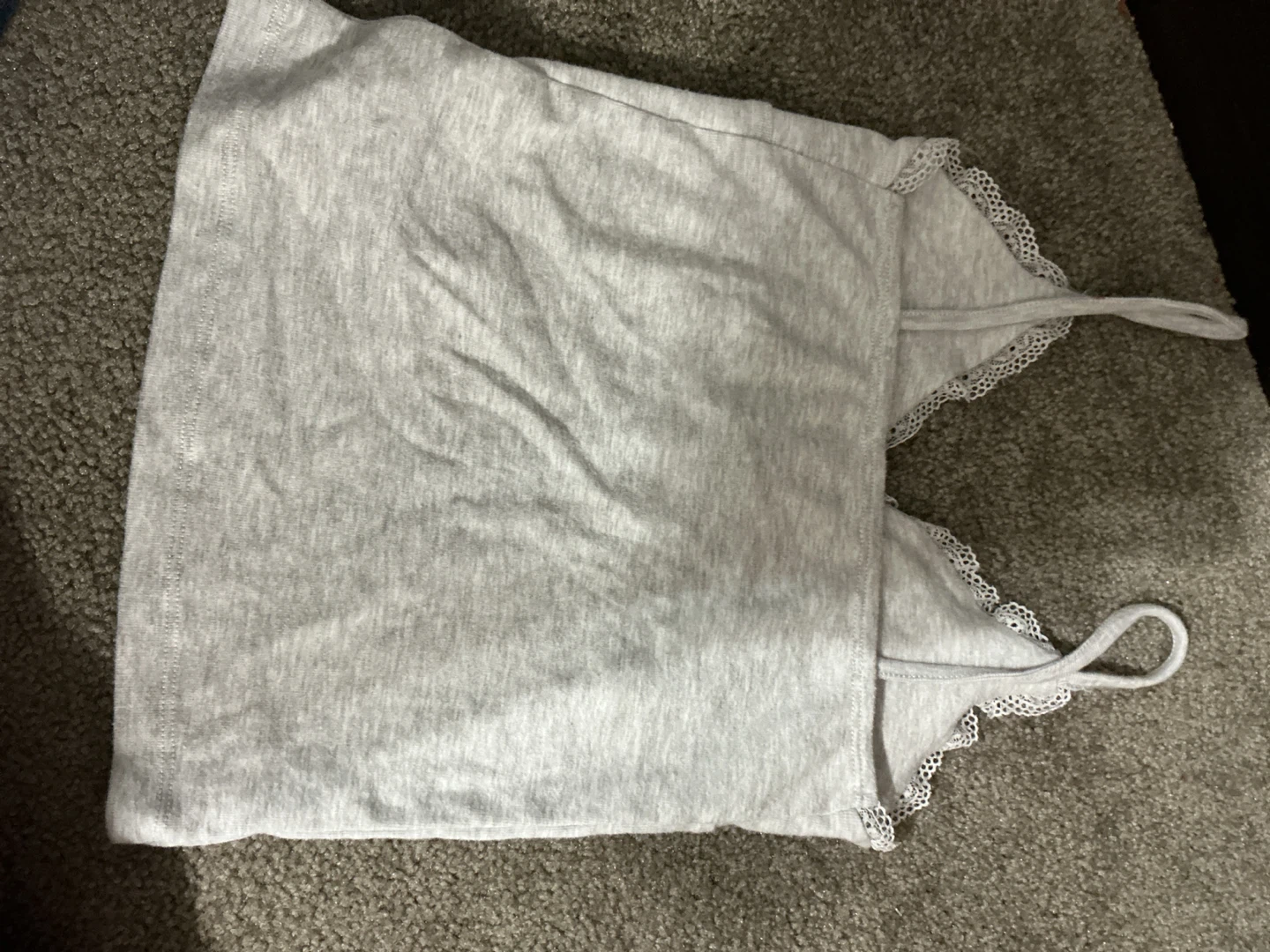 Grey Embroidered Cami Tank Top - photo 2