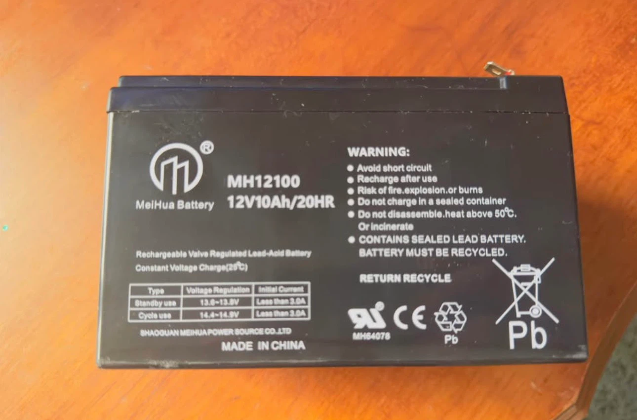 12V 10Ah Sealed Lead Acid Battery