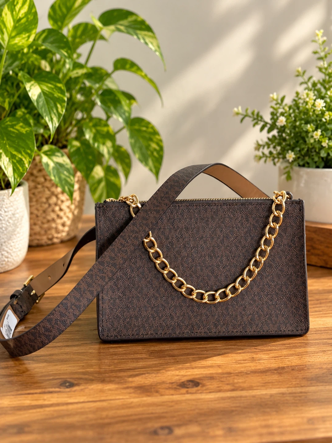 Michael Kors Logo Crossbody Bag