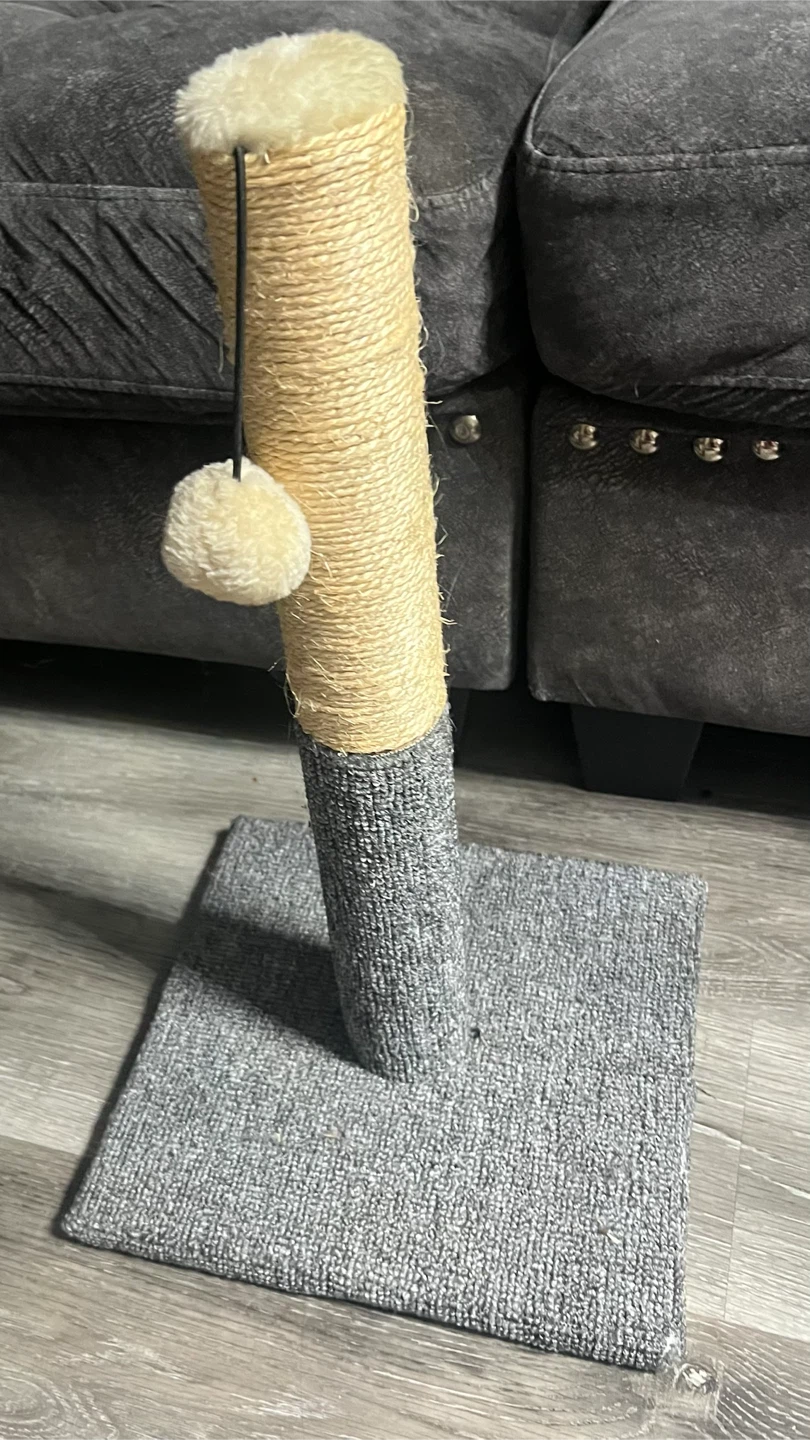 Cat Scratching Post with Dangling Toy - photo 3