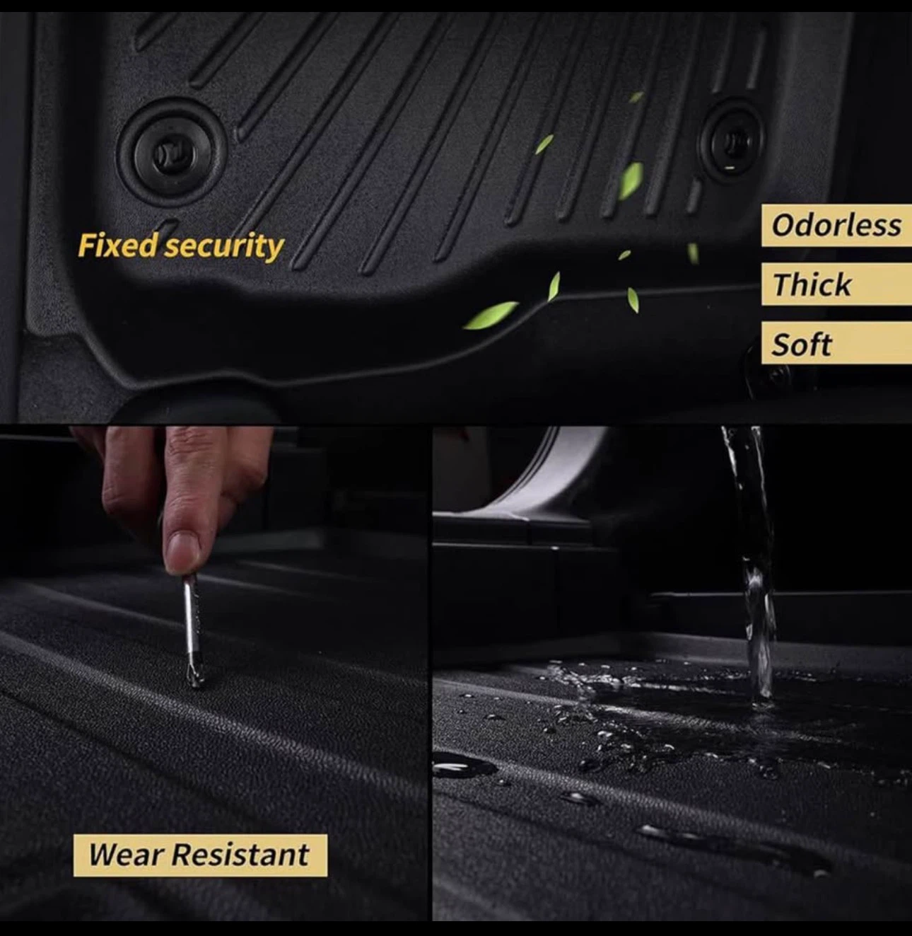 4-Piece All-Weather Floor Mats – 2024–2026 Hyundai KONA Electric - photo 4