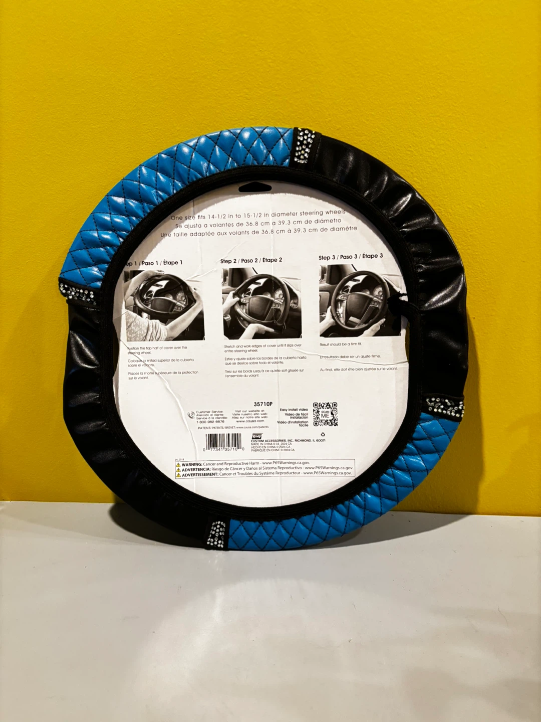 Custom Accessories EZ Stretch Steering Wheel Cover - photo 2