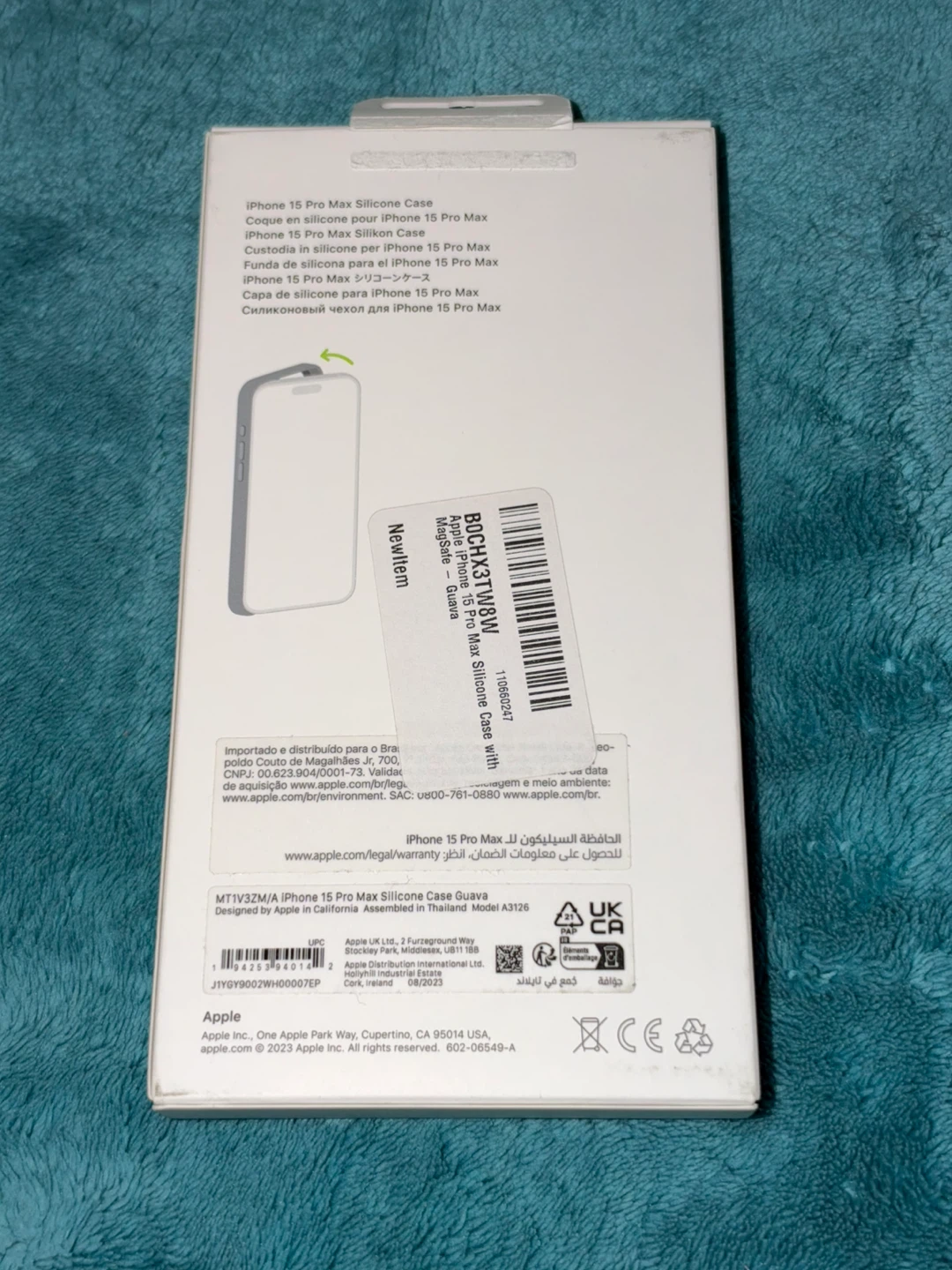 Apple iPhone 15 Pro Max Silicone Case - Guava - photo 4