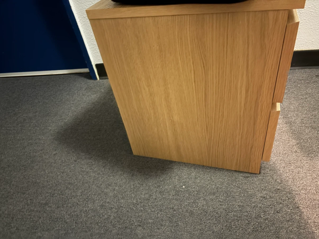 IKEA Light wood finish 2-drawer nightstand - photo 3