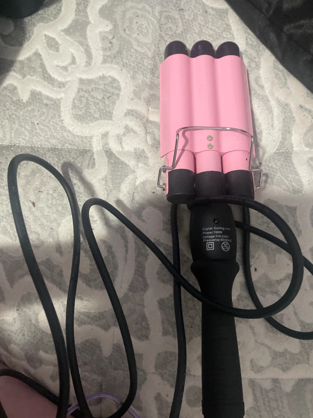 Pink 3-Barrel Hair Waver - photo 2