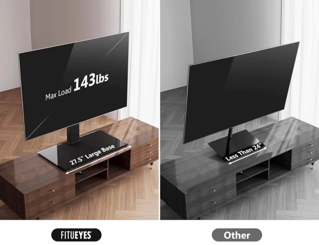 FUniversal TV Stand - Fits TVs 50-85” - photo 4