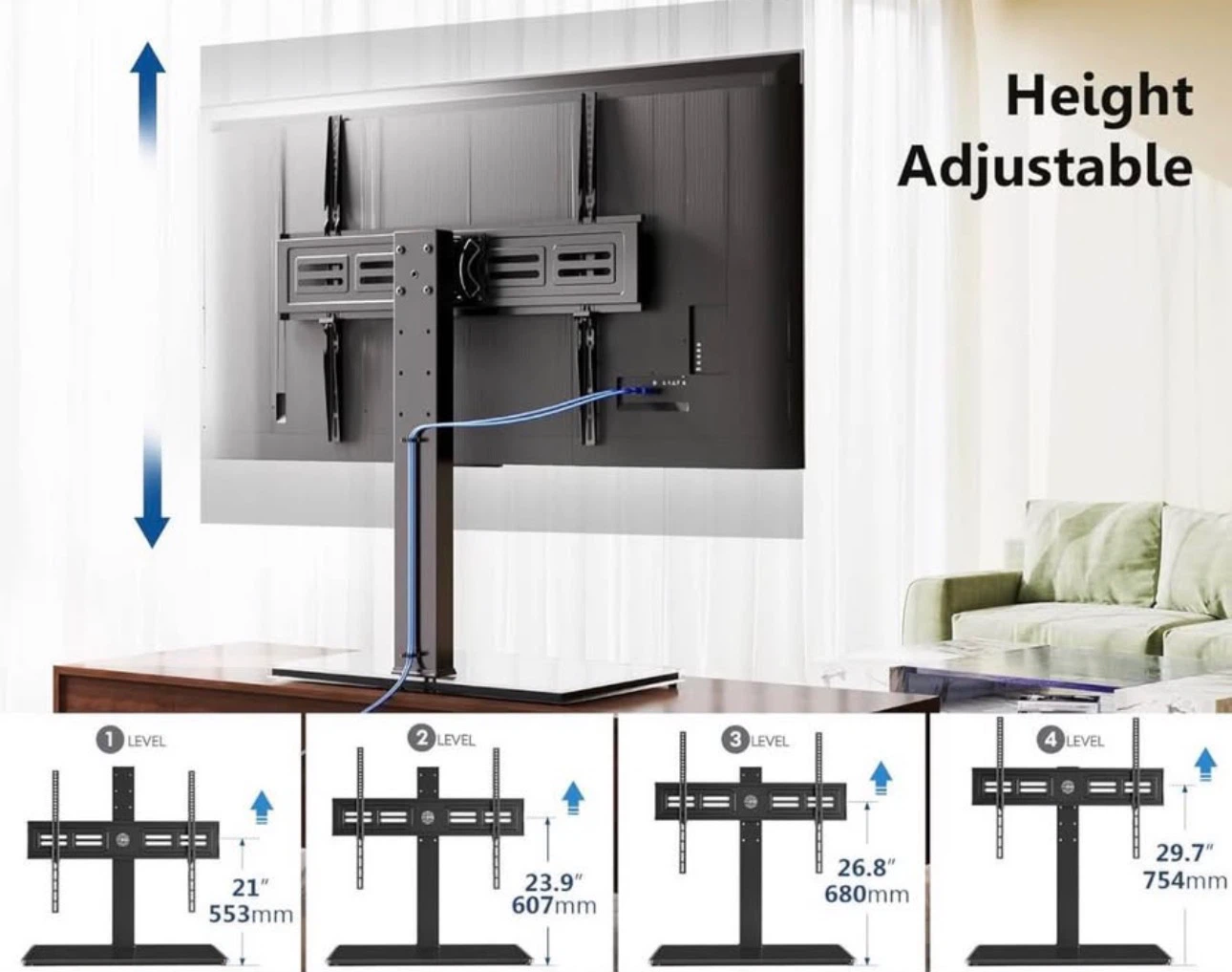 FUniversal TV Stand - Fits TVs 50-85” - photo 5