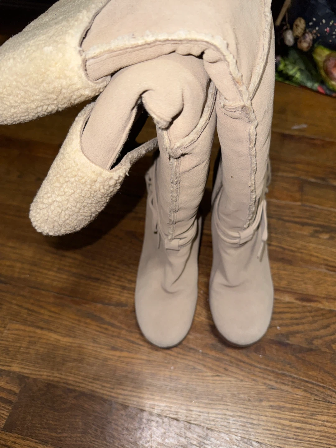 Size 8 Nine West Wedge Boots - photo 2