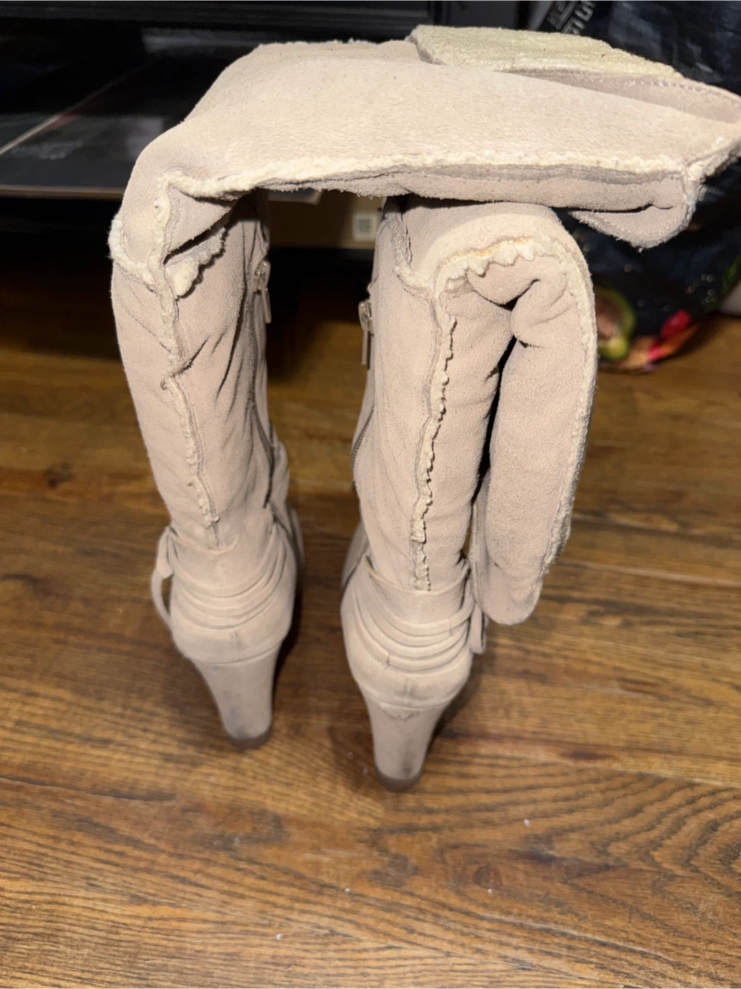 Size 8 Nine West Wedge Boots - photo 3