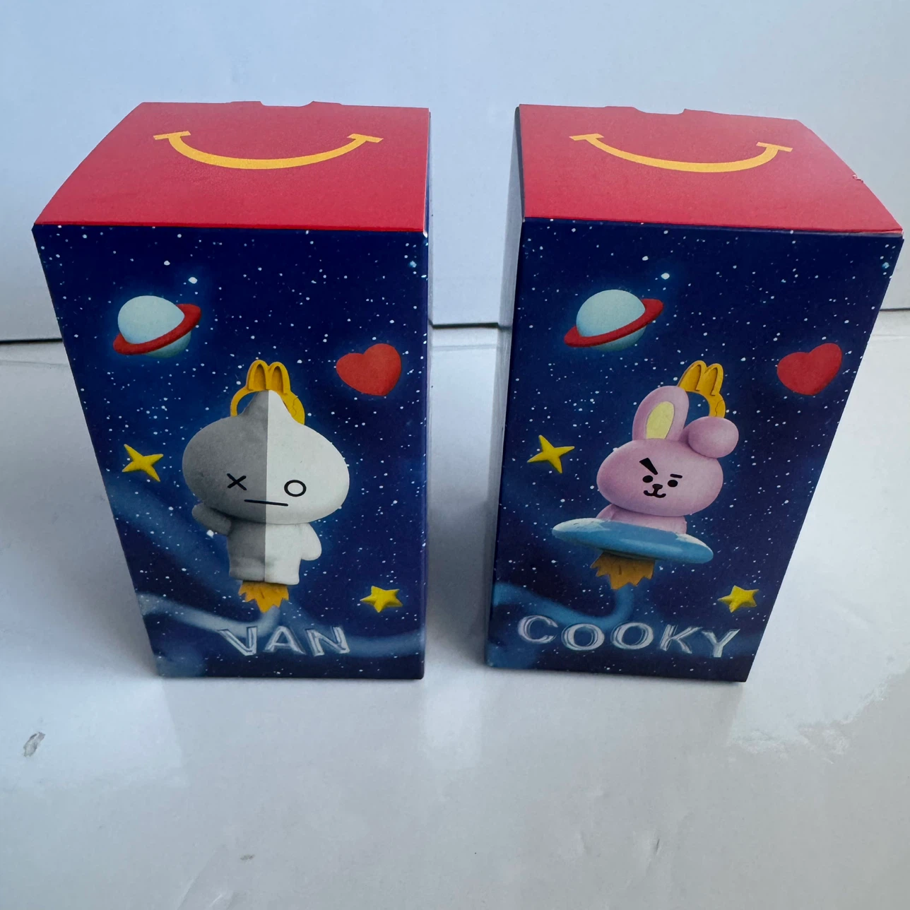 McDonald's BT21 Van and Cooky Toy Figures