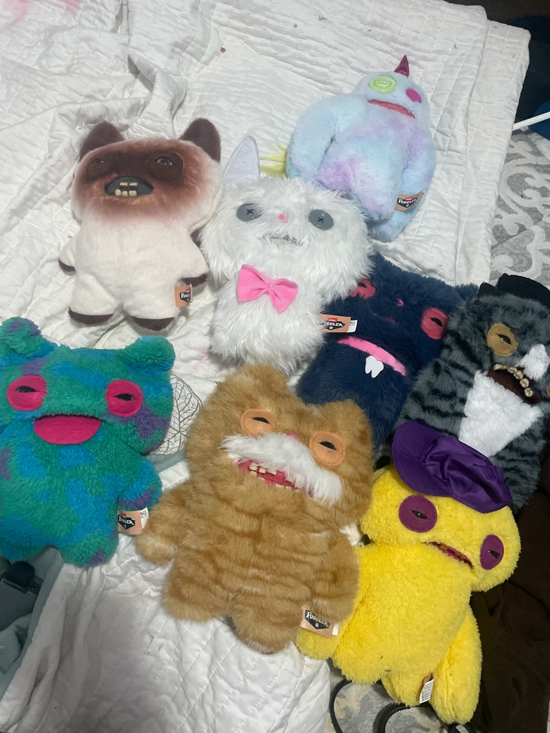 Set of 8 Fuggler Plush Toys