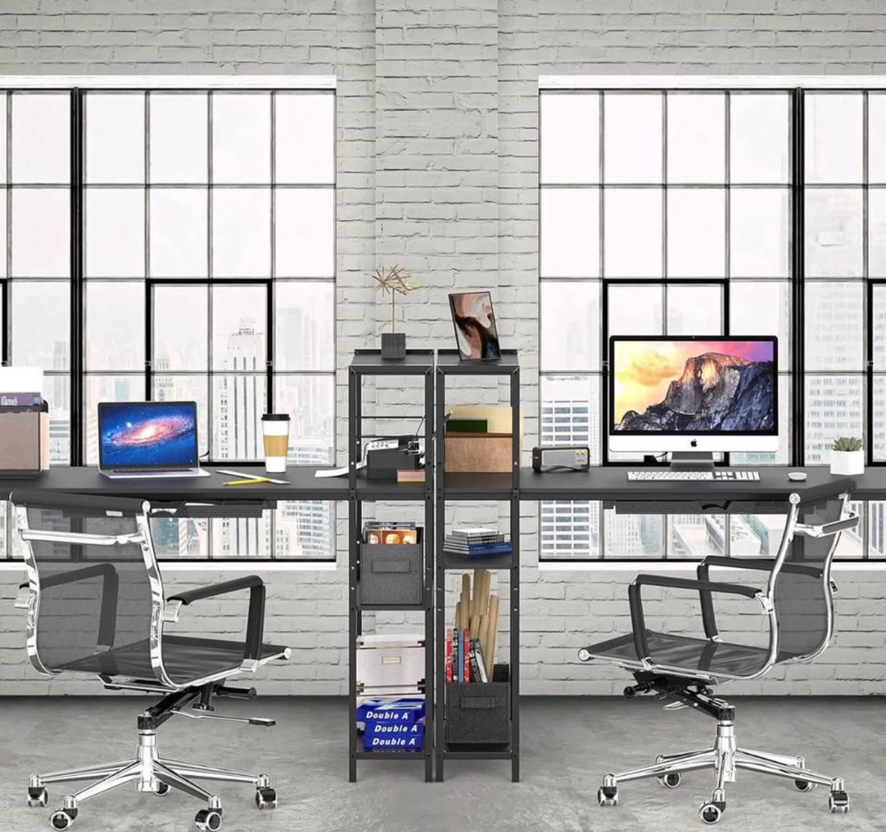 Home Office Mission Computer Desk - Black - 46 - photo 4
