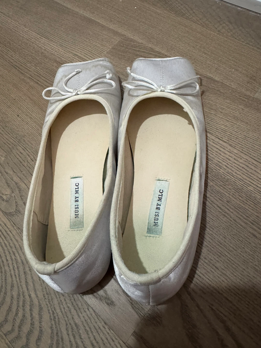 Musi By MLC designer’s White Ballet Flats