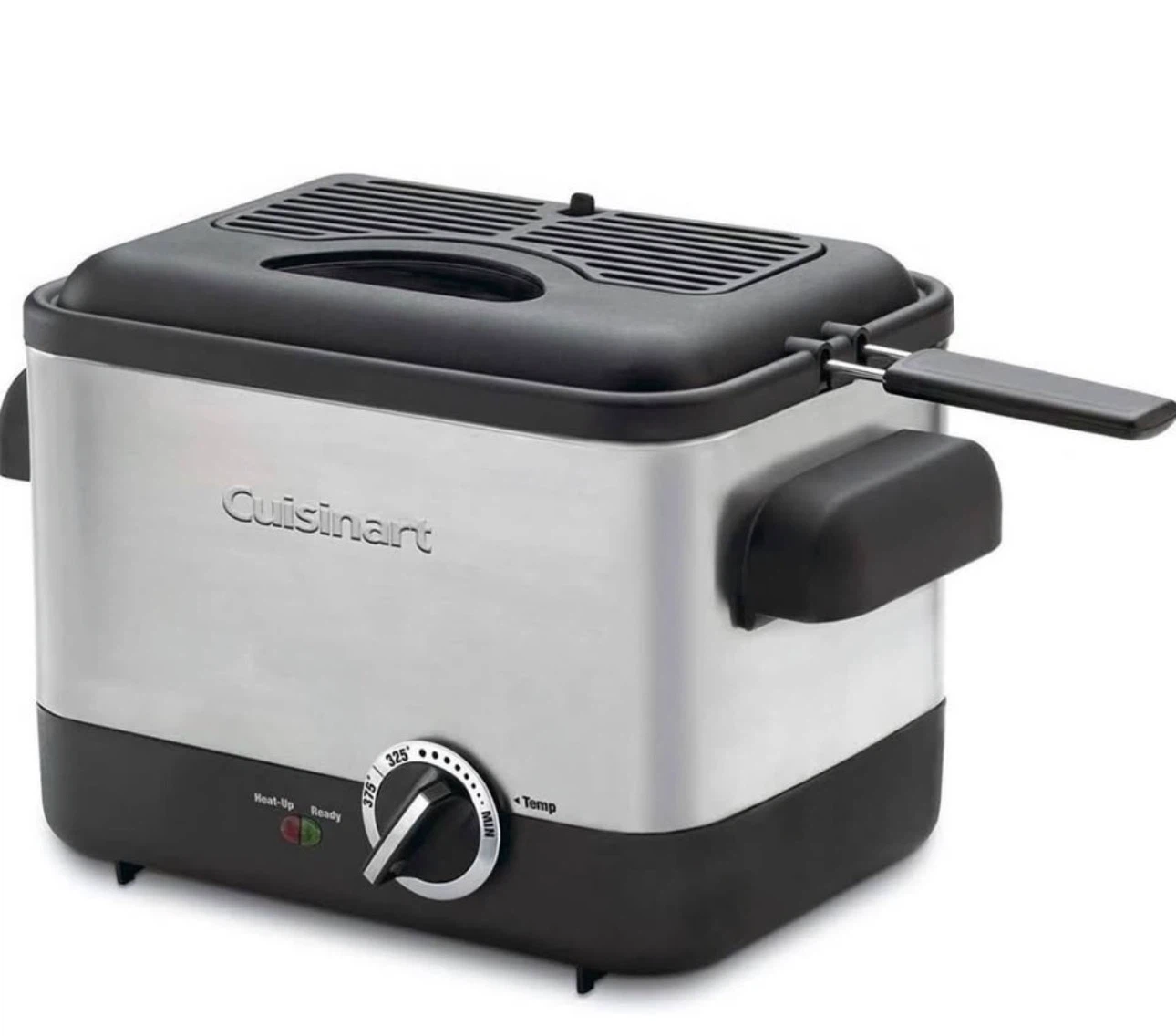 Cuisinart® 1.1L Compact Deep Fryer - Silver/Black