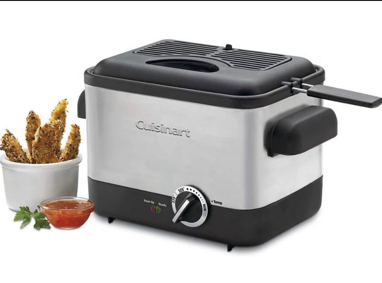 Cuisinart® 1.1L Compact Deep Fryer - Silver/Black - photo 3