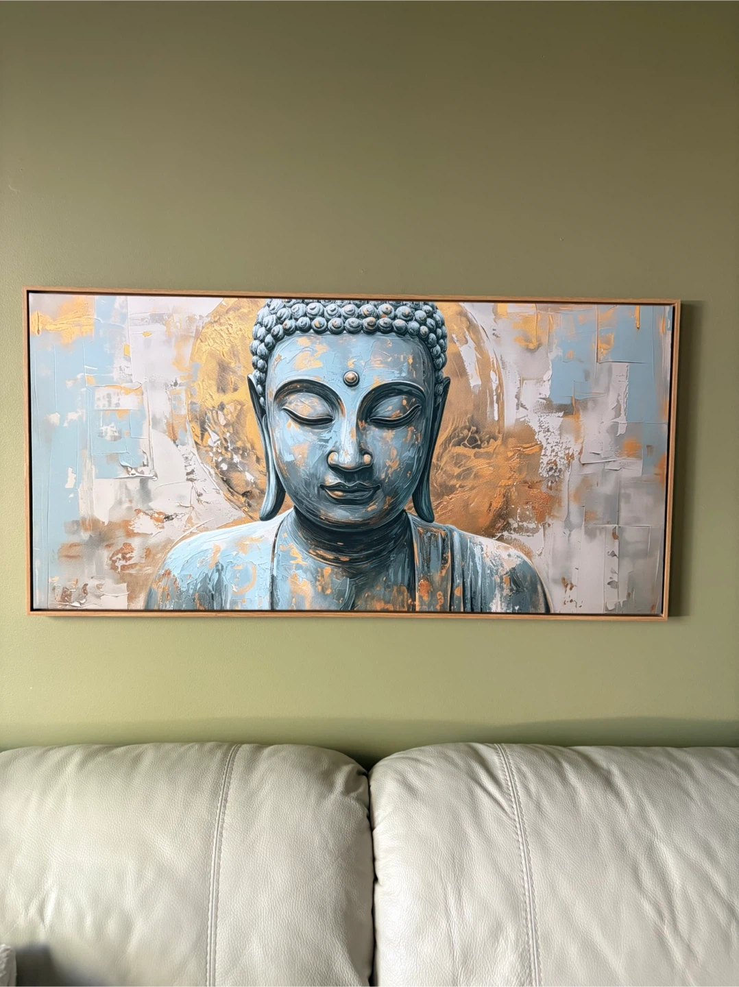 Large Buddha Canvas Wall Art