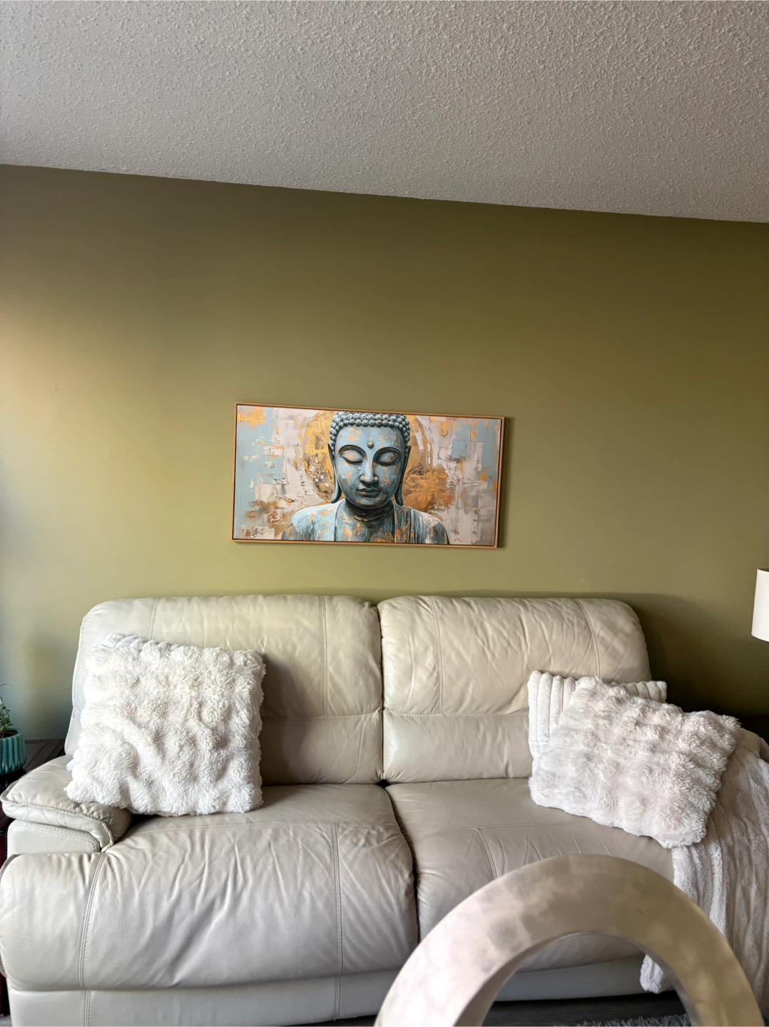 Large Buddha Canvas Wall Art - photo 2