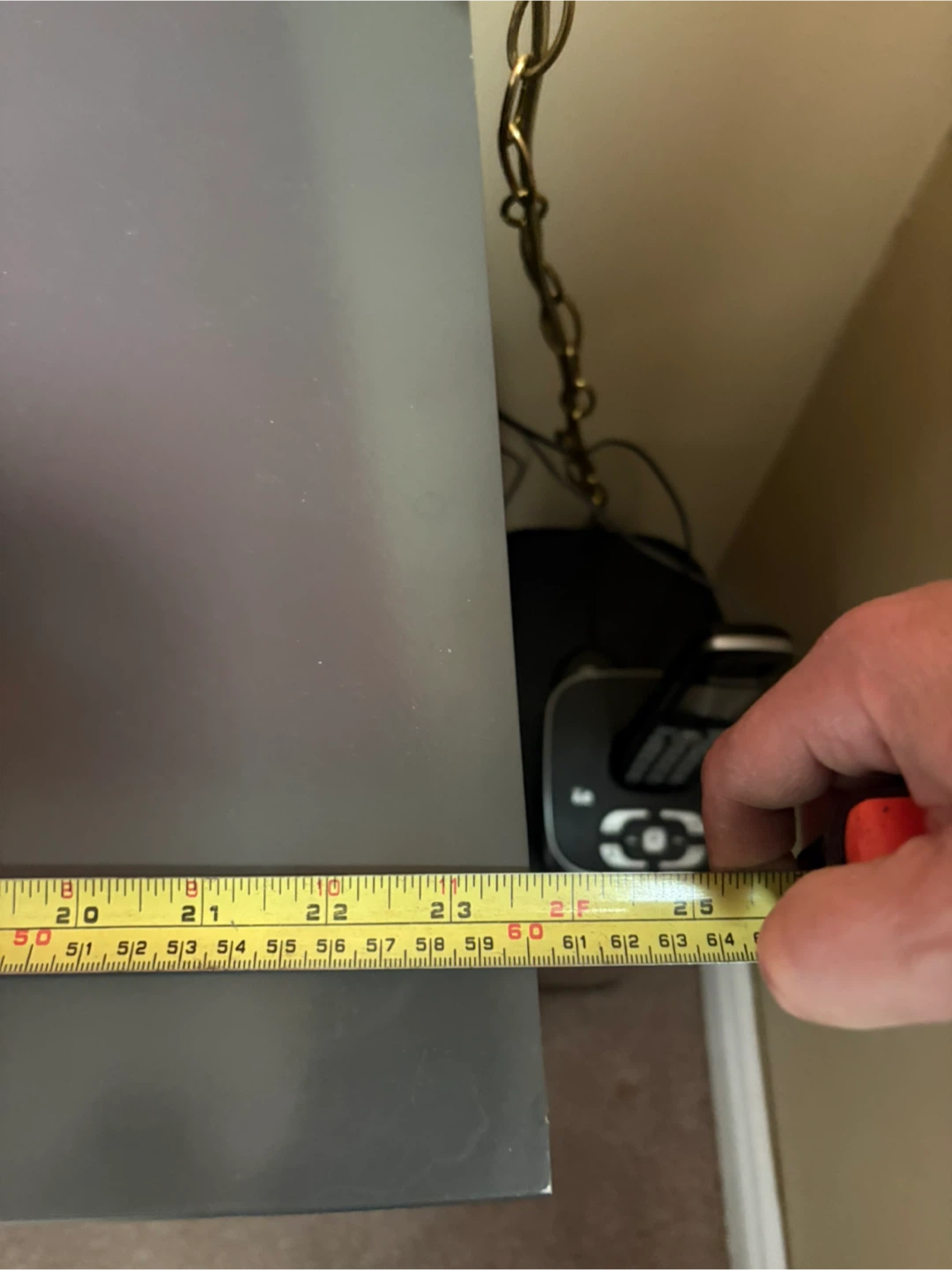 Grey 1-Drawer Nightstand - photo 4