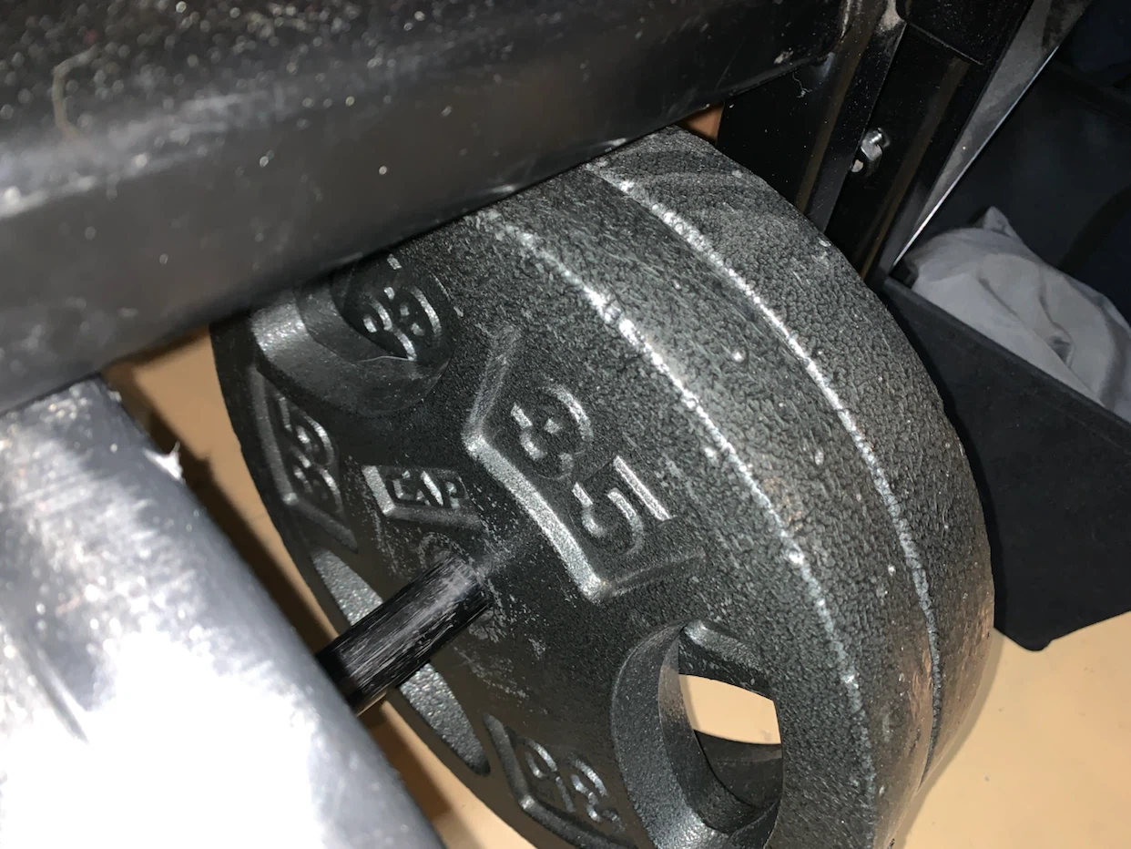 Marcy Classic weight bench, barbell and Weight Plates - photo 3
