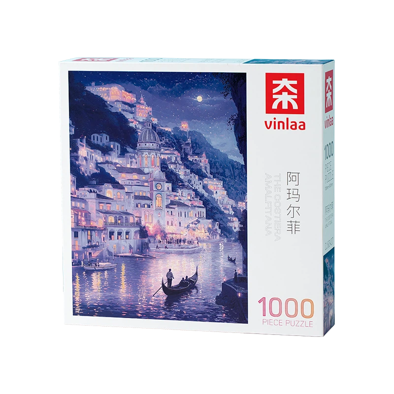 Vinlaa Amalfi Night Art 1000 pieces Puzzle_NWT - photo 2