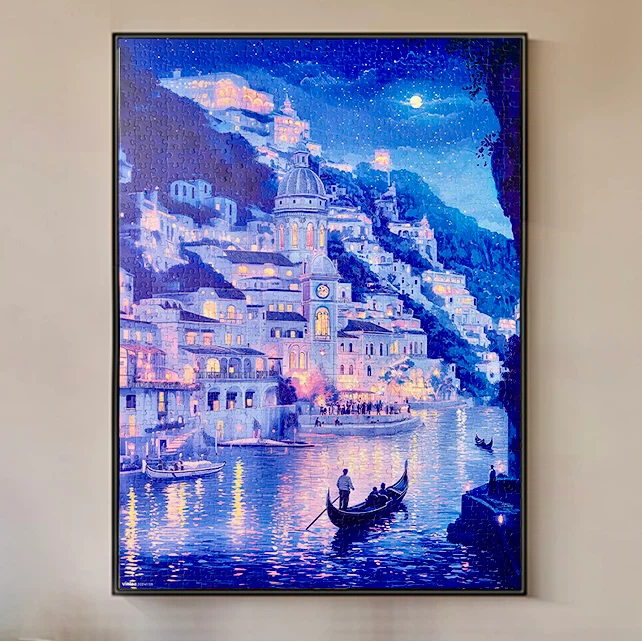 Vinlaa Amalfi Night Art 1000 pieces Puzzle_NWT - photo 3