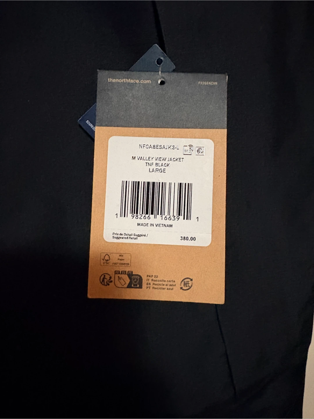 The North Face M Valley View Jacket Black - photo 3