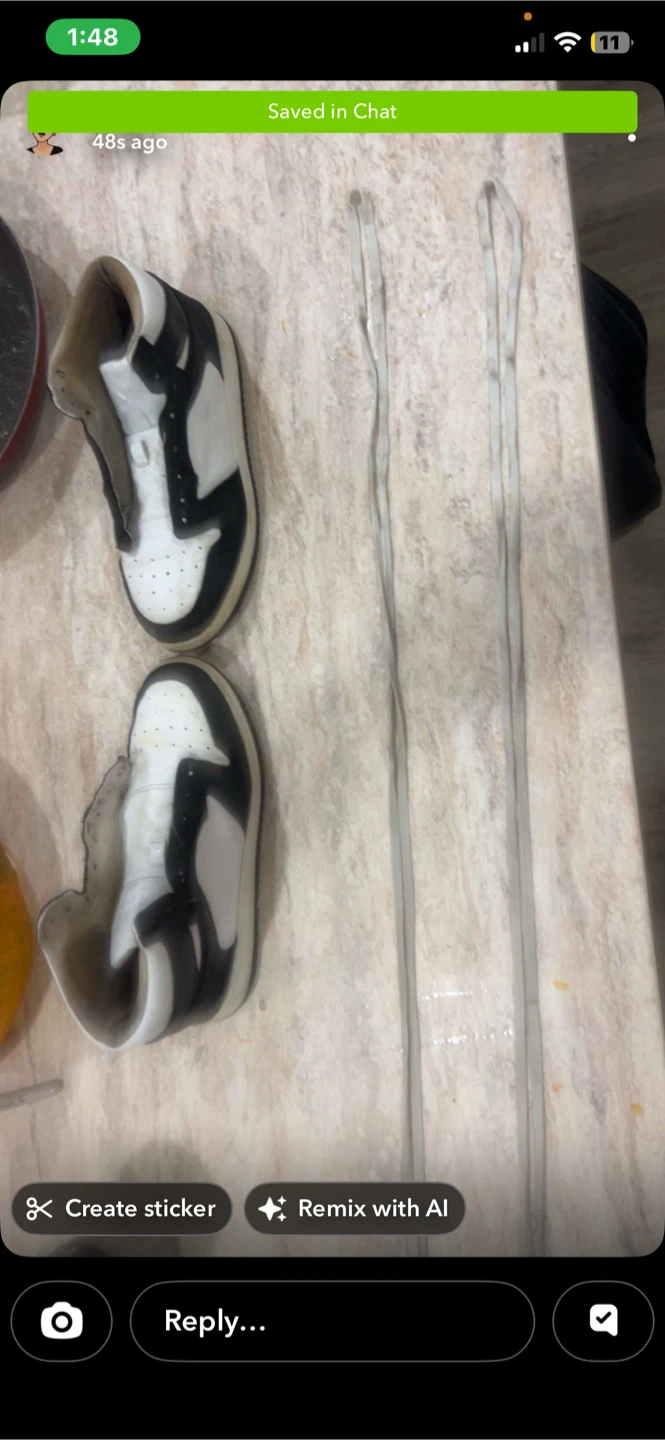 Air Jordan 1 High Sneakers White and Black