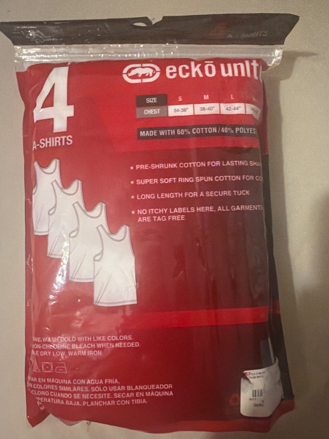 Ecko Unltd. 4-Pack A-Shirts - XL - photo 2