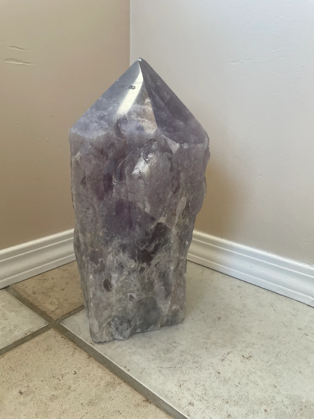 Large Amethyst Crystal Point