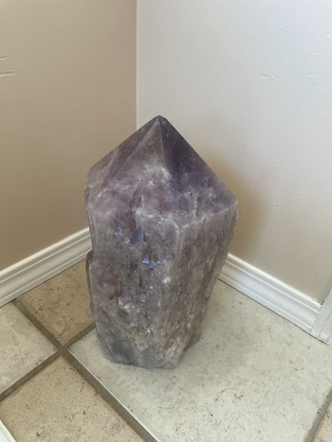 Large Amethyst Crystal Point - photo 2