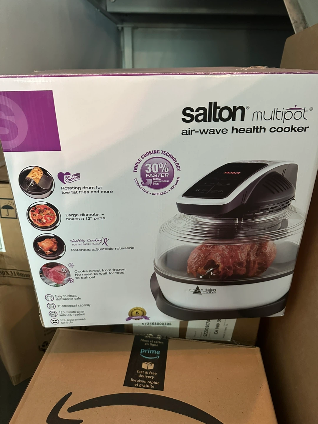 Salton Multipot Air-Wave Health Cooker