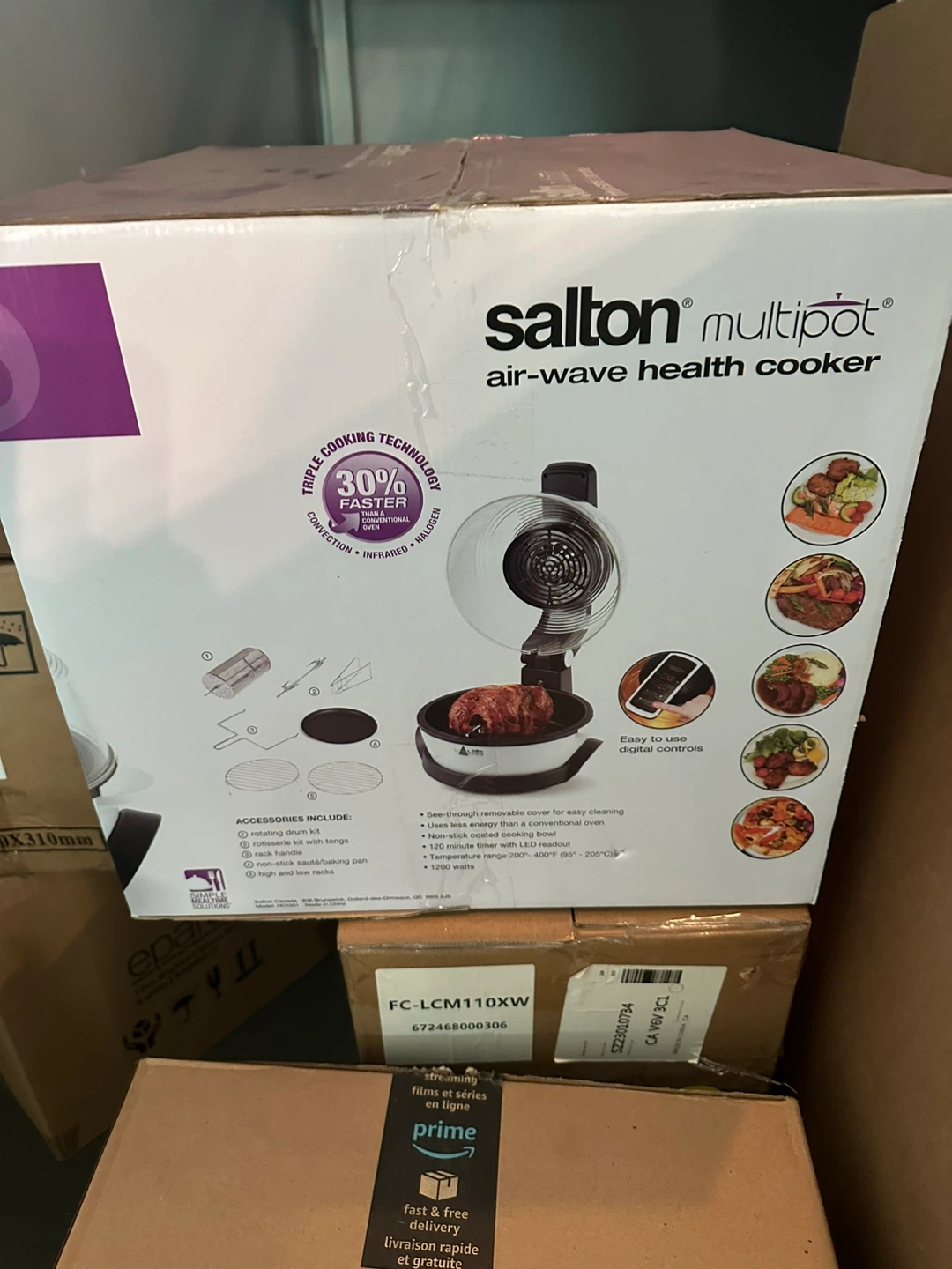 Salton Multipot Air-Wave Health Cooker - photo 2