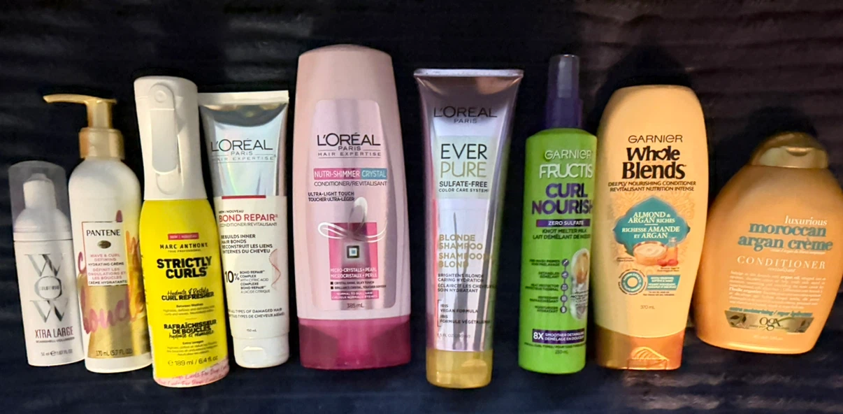 Collection of Assorted Hair Care Products