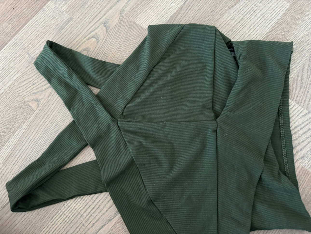 Cider Ribbed Top Dark Green Size XS - photo 3