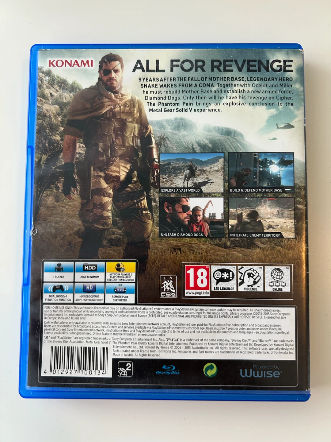 Metal Gear Solid V: The Phantom Pain for PS4 - photo 2