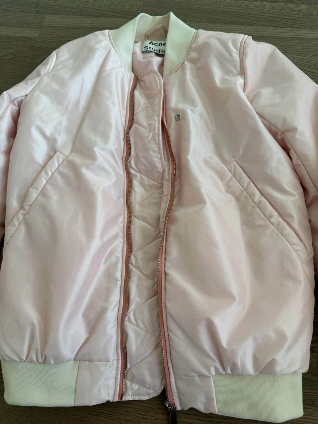 Acne Studios Pink Bomber windproof Jacket - photo 3