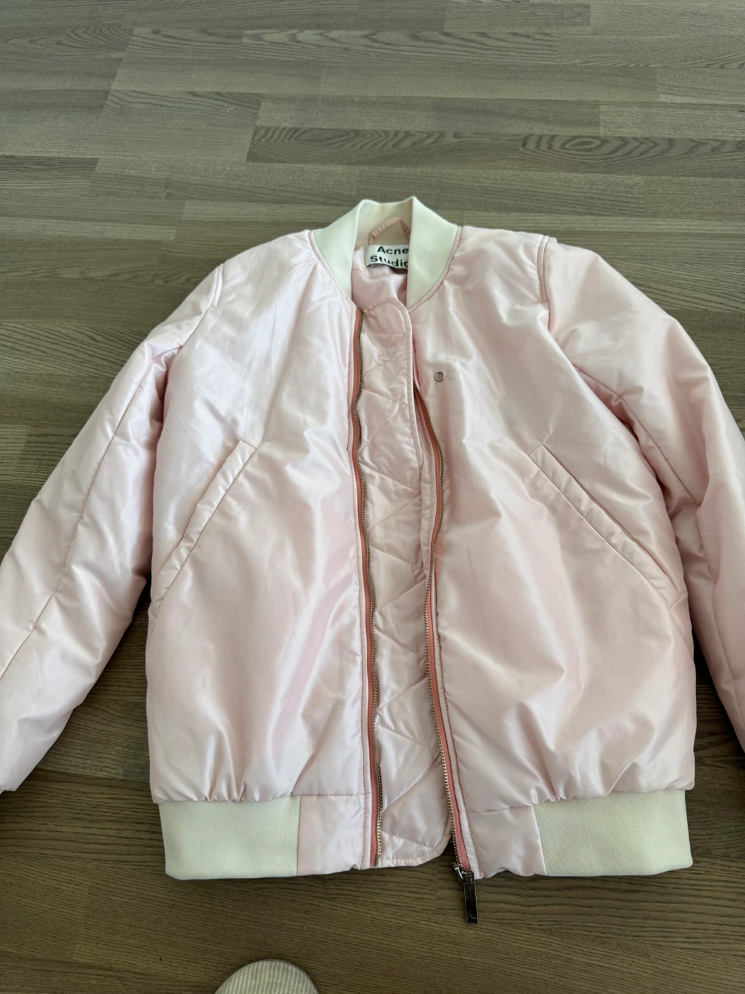 Acne Studios Pink Bomber windproof Jacket