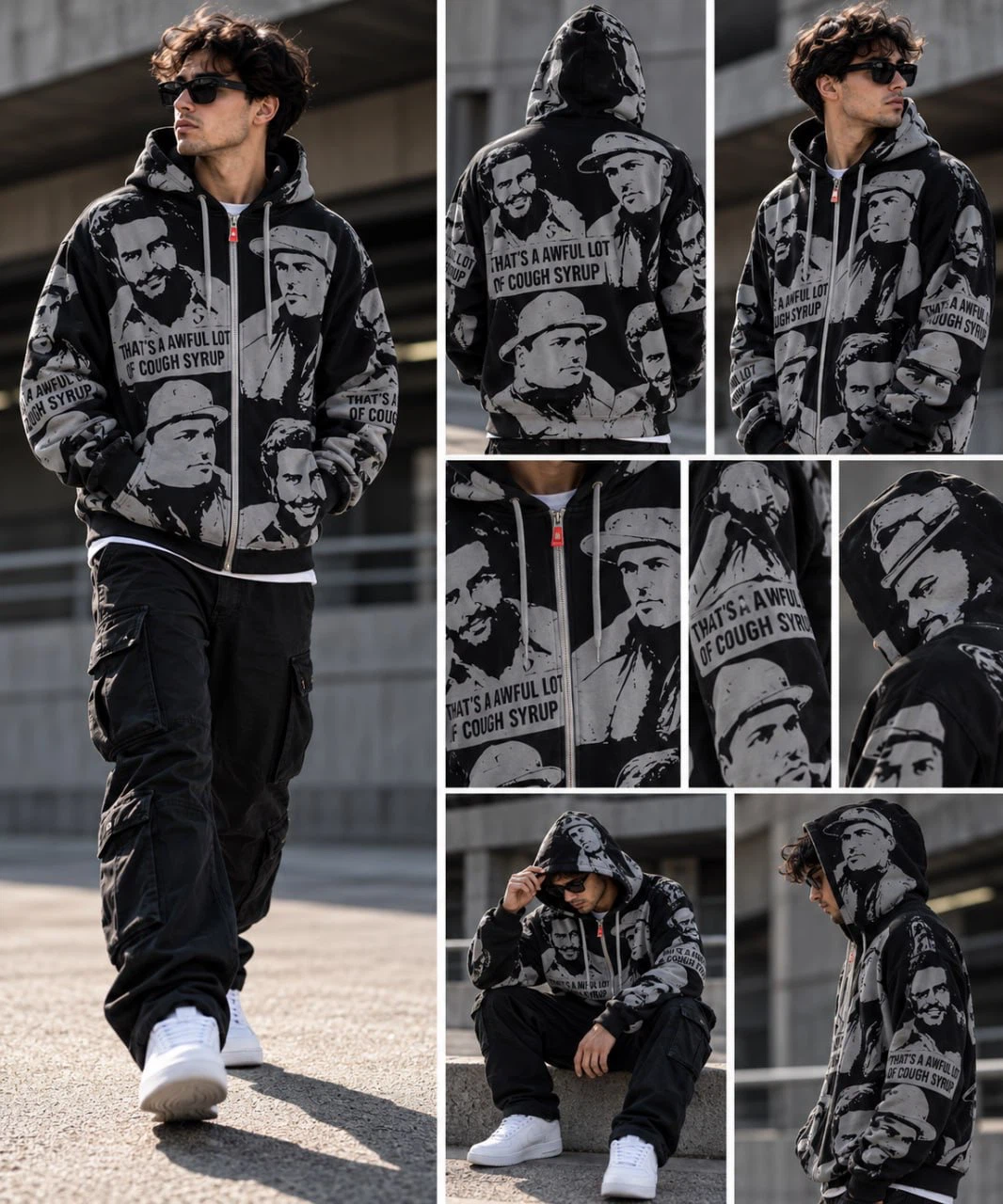 That's A Awful Lot Of Cough Syrup Zip Hoodie