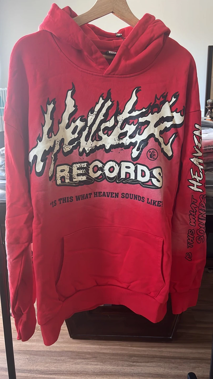 Hellstar Records Hoodie Red - photo 2