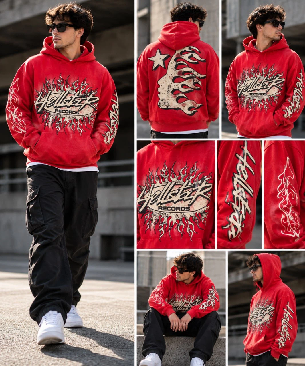 Hellstar Records Red Hoodie