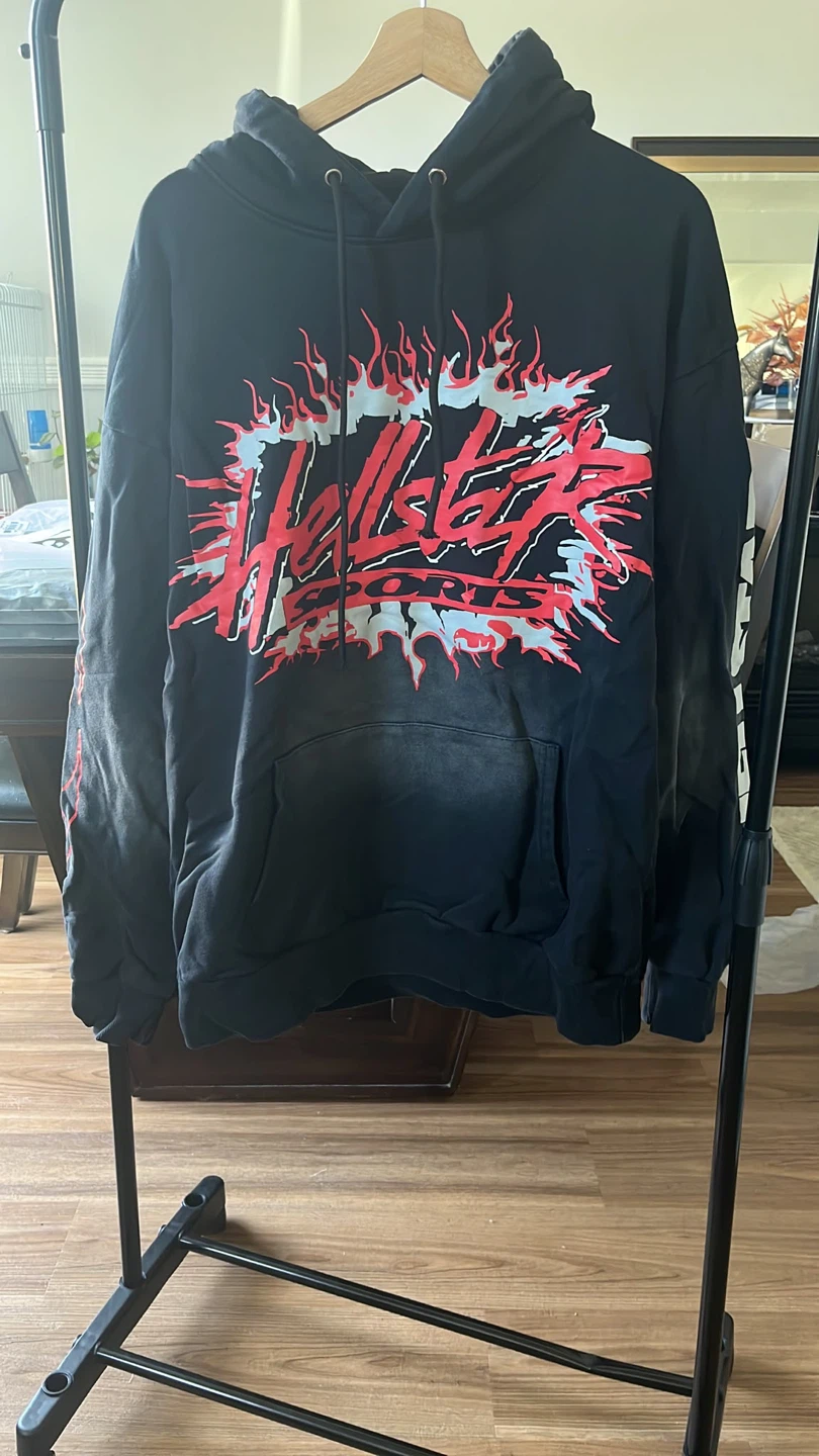 Hellstar Sports Hoodie Black and Red - photo 2