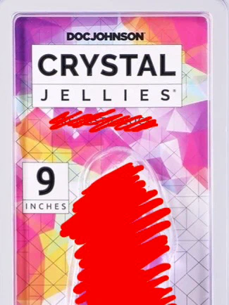 Brand New!!! Doc Johnson Crystal Jellies 9 Inch
