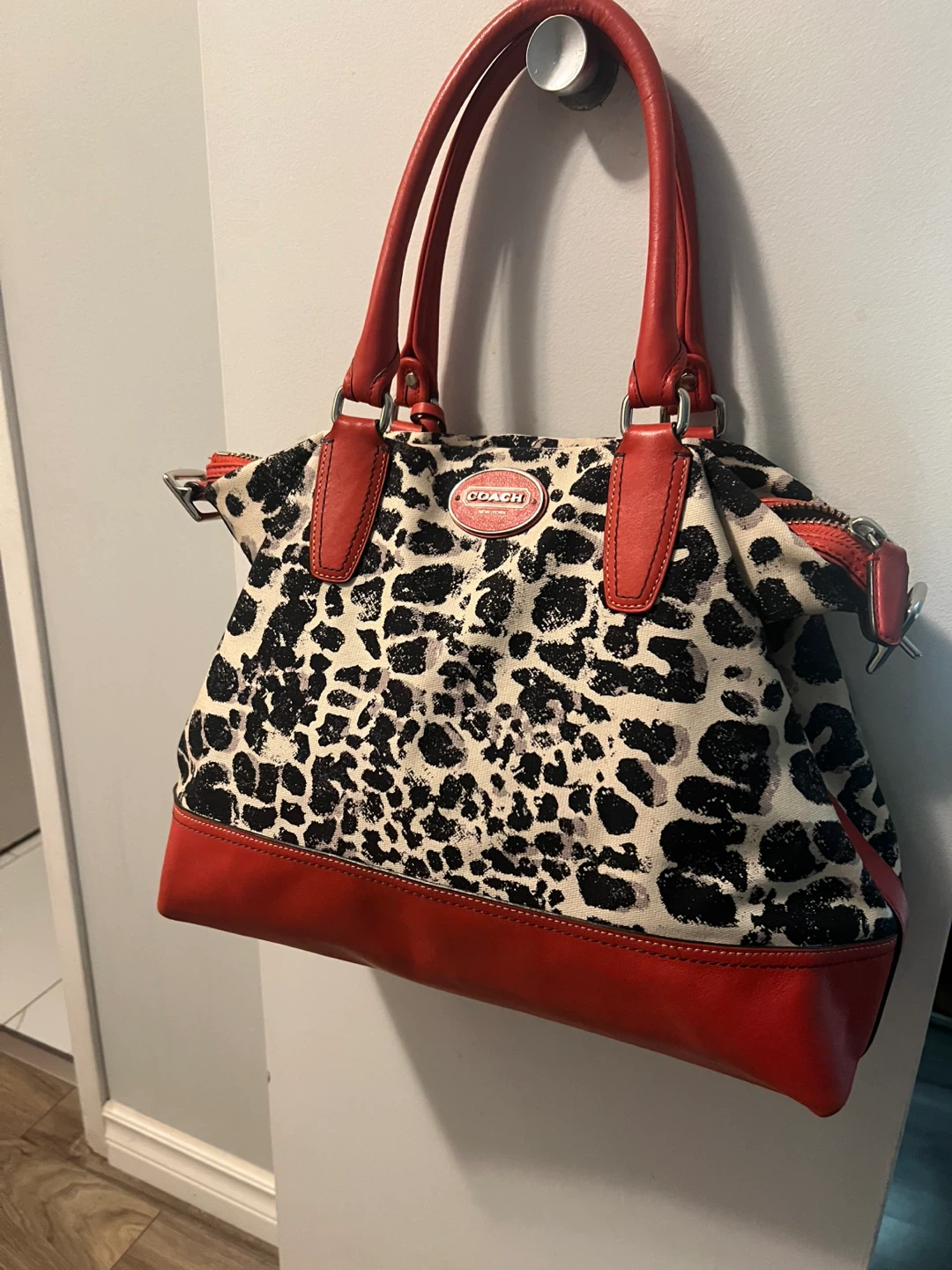 Coach Leopard Print Handbag