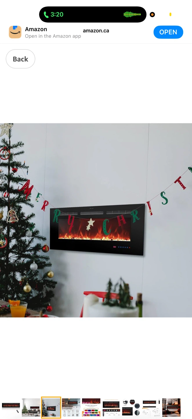 Oxhark 72-inch Electric Fireplace Heater - photo 4
