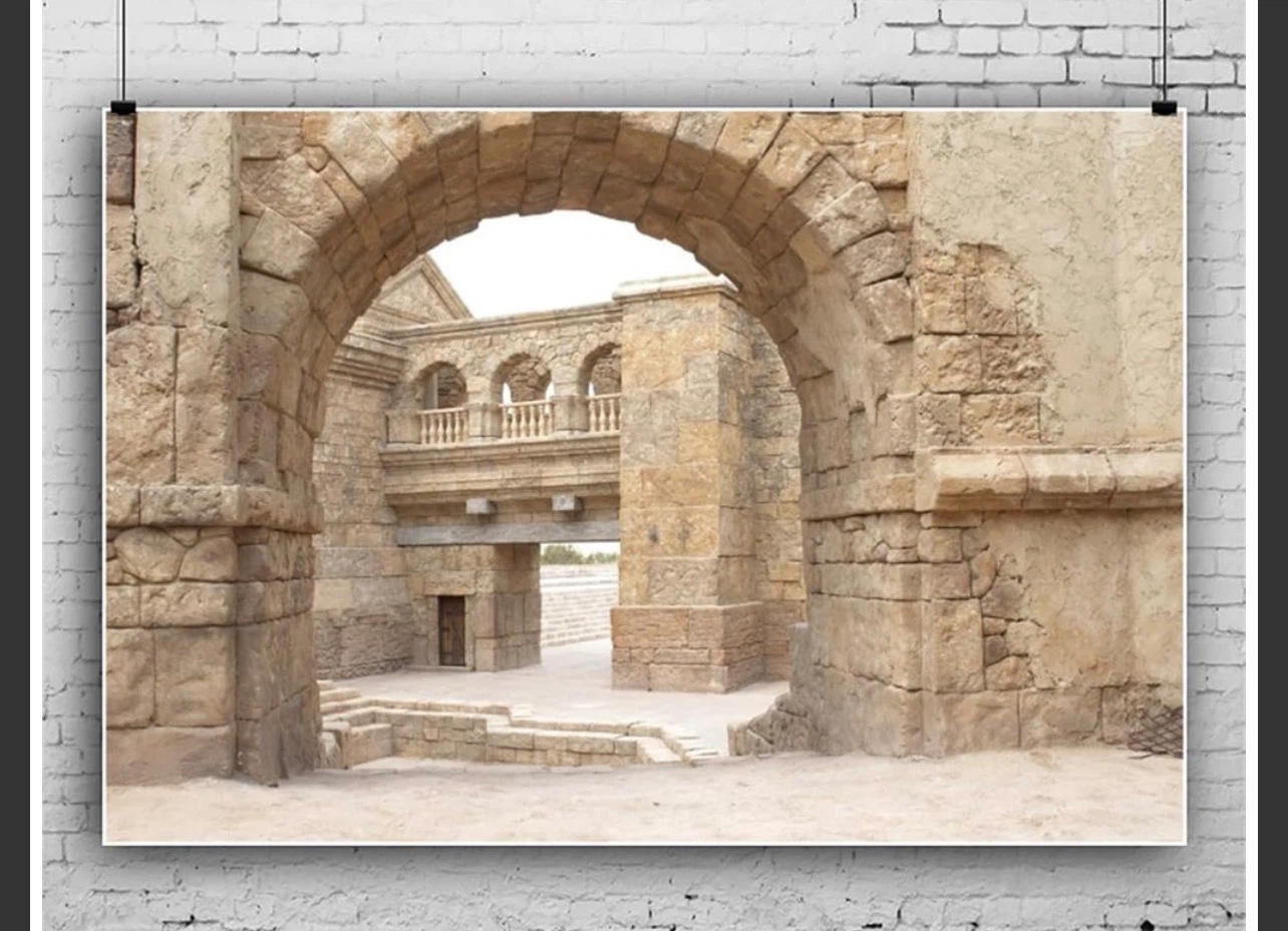 Jerusalem Buildings Backdrop Israel Old City Roman Church - photo 2