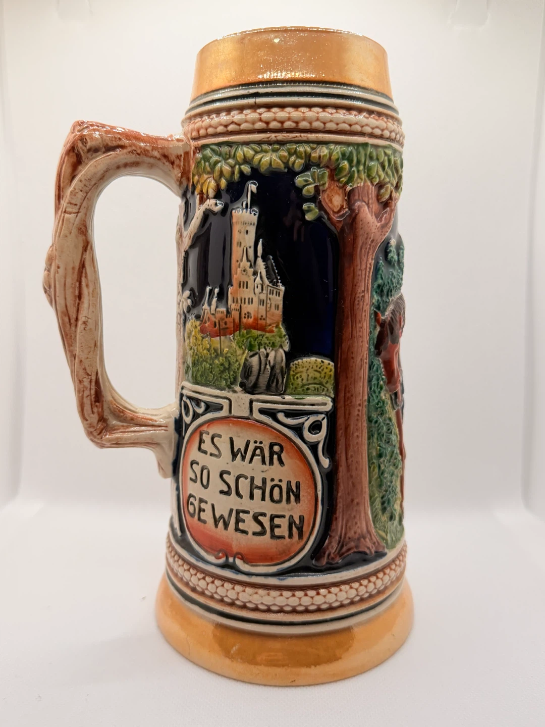 Western Germany Beer Stein (without a pewter lid)